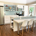 Somertile 3X6 Inch Gloucester Acqua Ceramic Wall Tile 16 Tiles 2 Sqft.