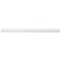 Somertile 0.5X12 Inch Gloucester Matte Bianco Demi Bullnose Ceramic Wall Trim Tile 5 Tiles