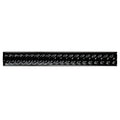 Somertile 1X7.875 Inch Trenzas Negra Moldura Ceramic Rope Pencil Trim Tile 12 Tiles