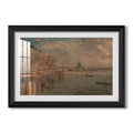 Somerset House Terrace From C 1819 John Constable Custom Framed Print