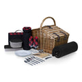 Somerset Picnic Basket Red Black Buffalo Plaid