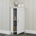 Somerset Single Door Corner Cabinet White