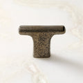 Somerset Unlacquered Blackened Brass Cabinet Handle 4in