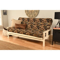 Somette Beli Mont Multi Color Fabric Wood Futon