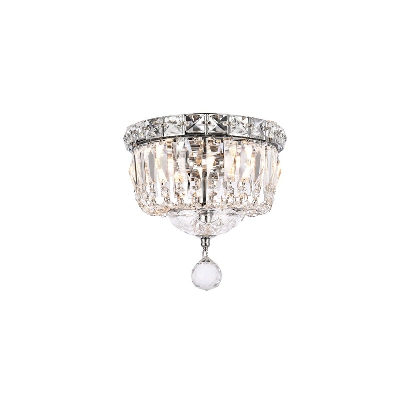 Somette Chrome 2 Light Chandelier