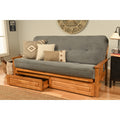 Somette Monterey Butternut Full Size Storage Futon With Mattress