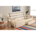 Somette Monterey Futon Frame With Storage Drawers