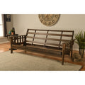 Somette Tucson Full Size Futon Frame In Rustic Walnut Finish Mattress Not Included