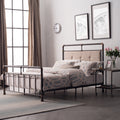 Somme Antique Dark Bronze Iron Metal Bed By Corvus
