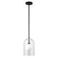 Sondre 8 Wide Double Layer Pendant With Glass Shade 8 Wide