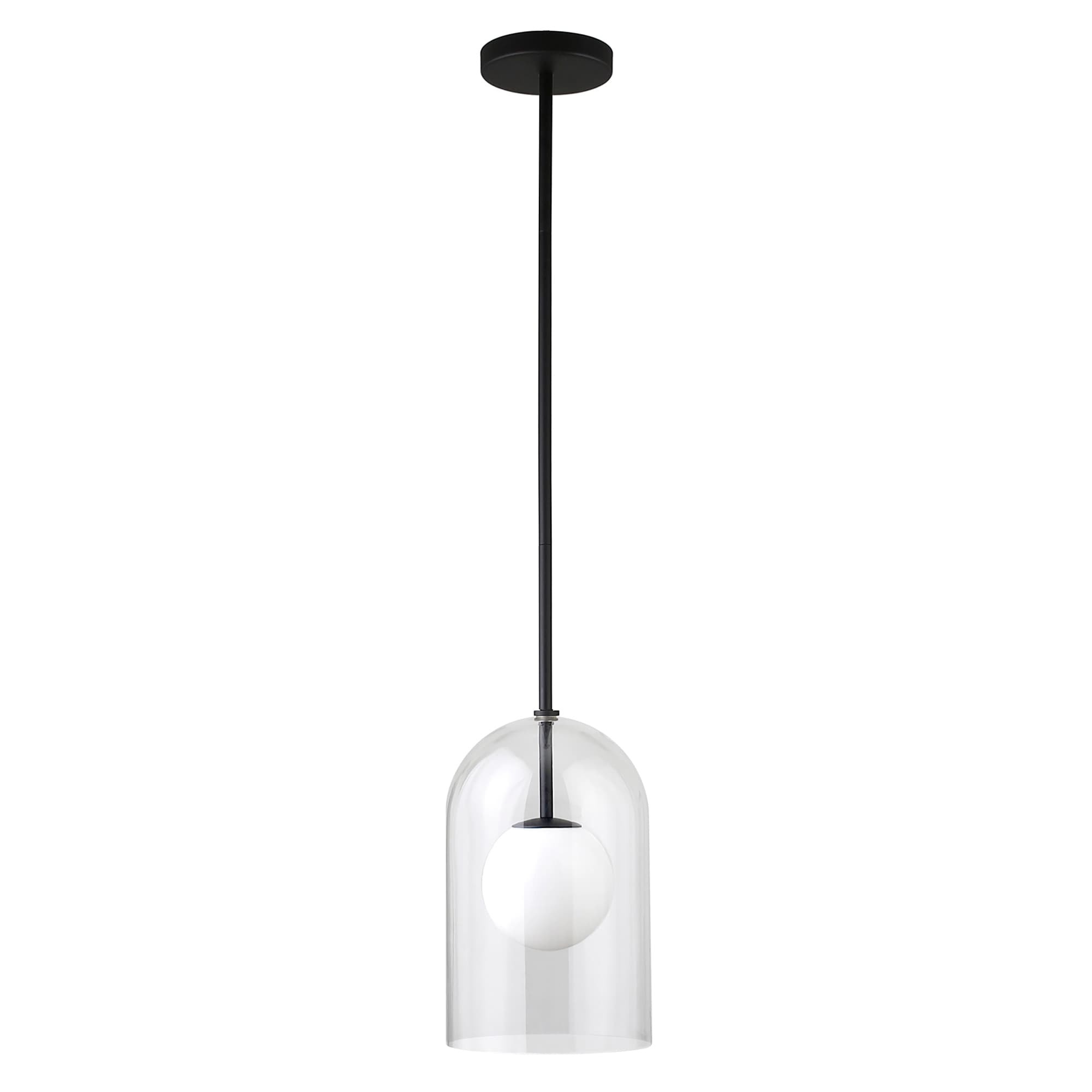 Sondre 8 Wide Double Layer Pendant With Glass Shade 8 Wide