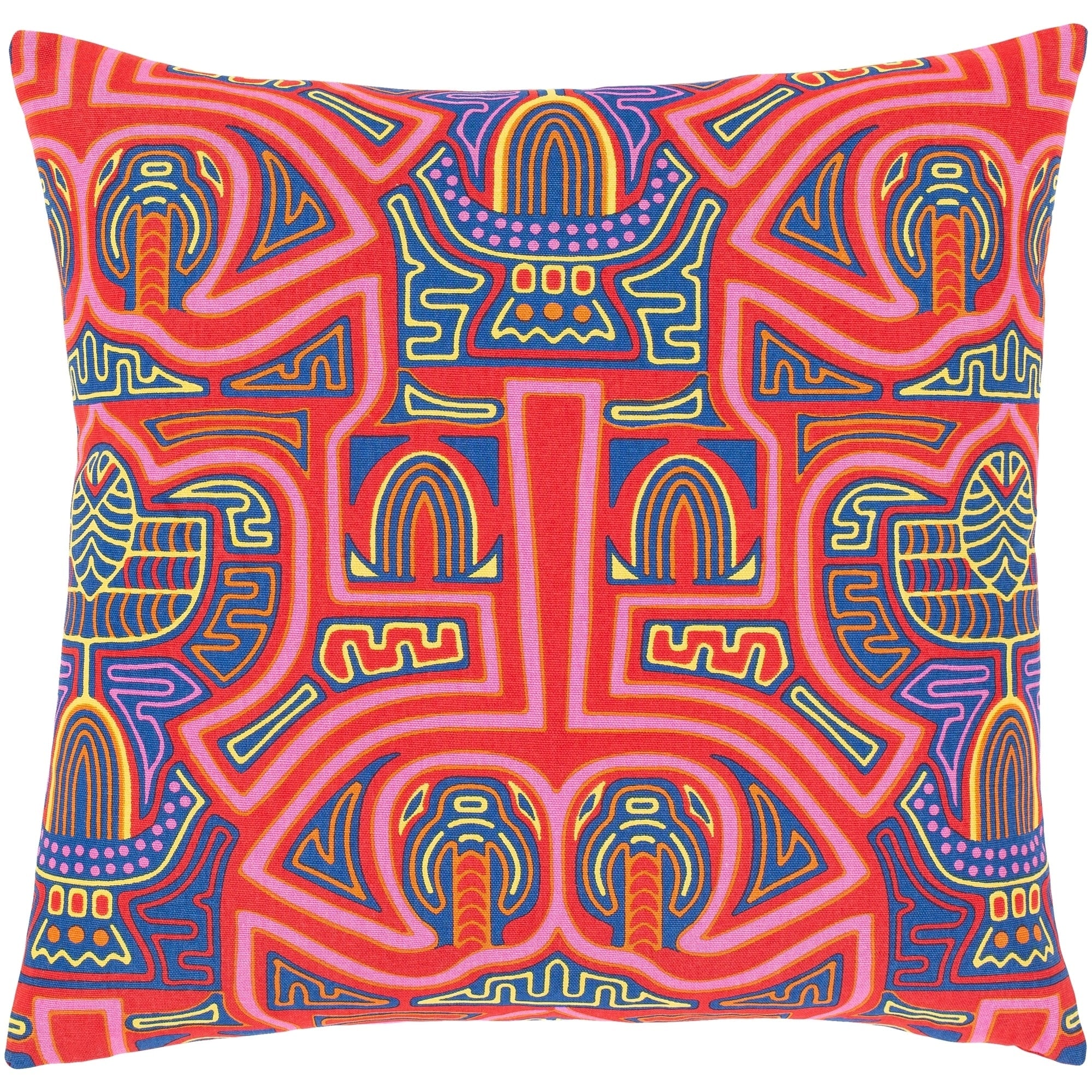 Sonia Bohemian 18 Inch Poly Or Feather Down Filled Throw Pillow