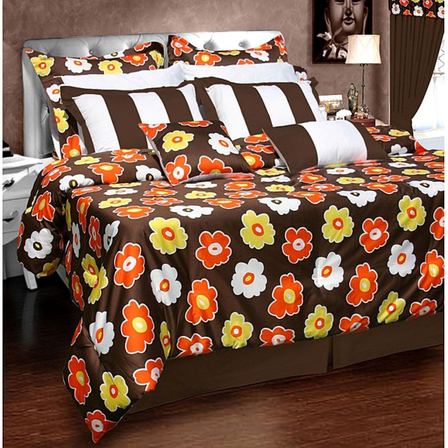 Sonja 12 Piece Cotton Bed In A Bag With Deep Pocket Sheet Set