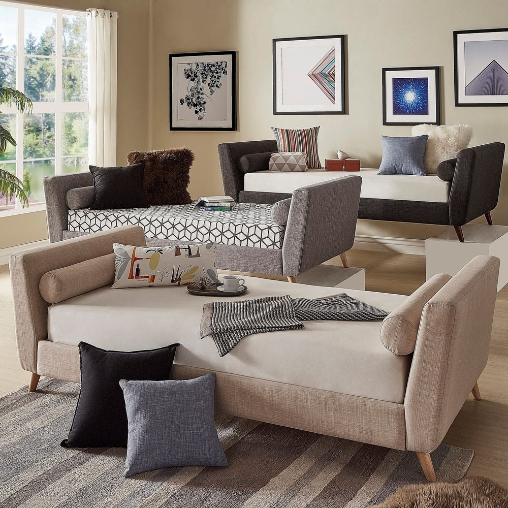 Sonja Linen Fabric Daybed By Inspire Q Modern