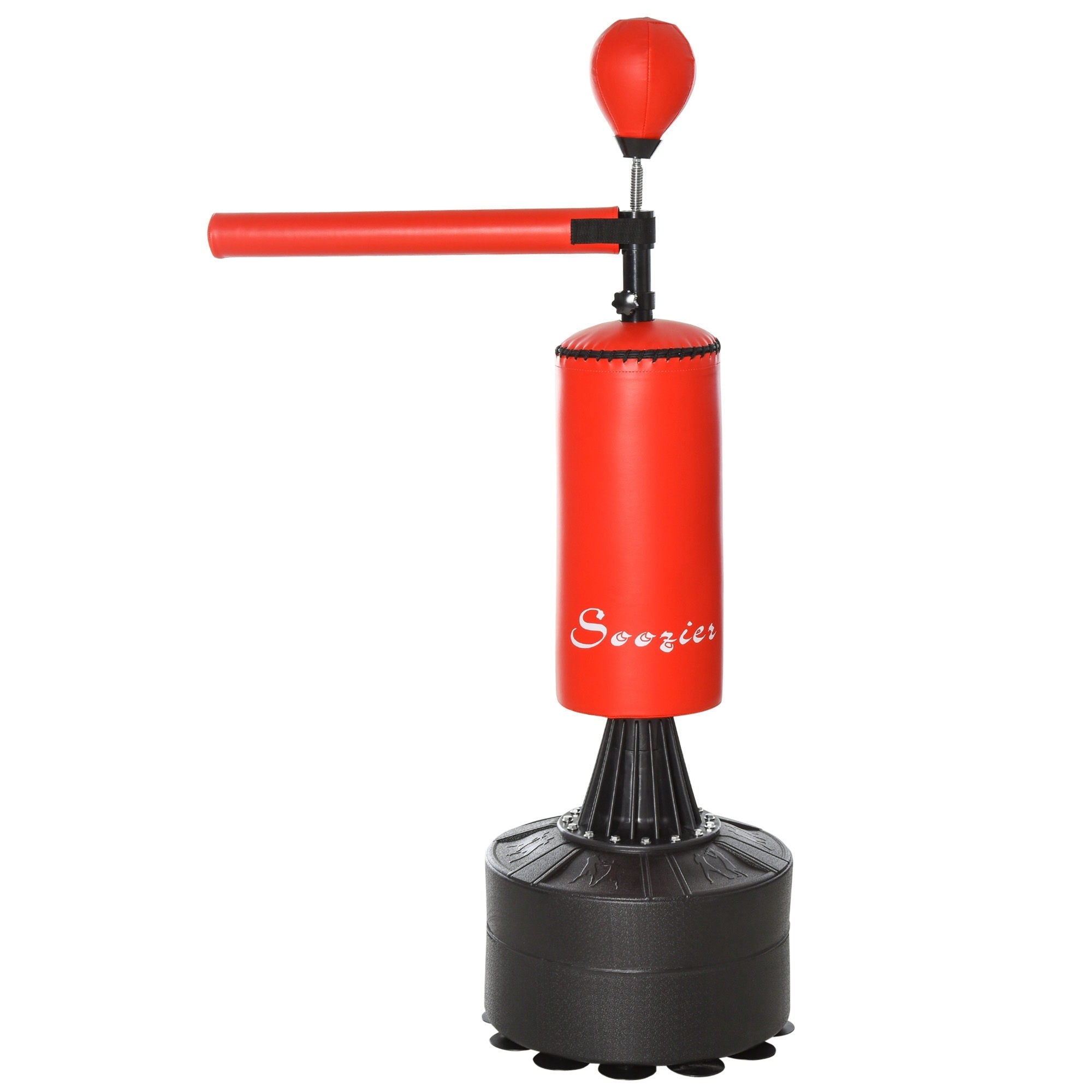 Soozier Freestanding Boxing Punch Bag Stand With Rotating Flexible Arm Speed Ball Waterable Base