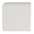 Sophisticated 2X2 Inch Glazed Ceramic Bullnose Corner In Arctic White 2X2