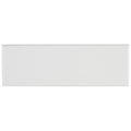 Sophisticated 4X12 Inch Glazed Ceramic Bullnose 12 Inch Side In Matte Arctic White 4X12