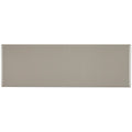 Sophisticated 4X12 Inch Glazed Ceramic Field Tile In Architectural Gray 4X12