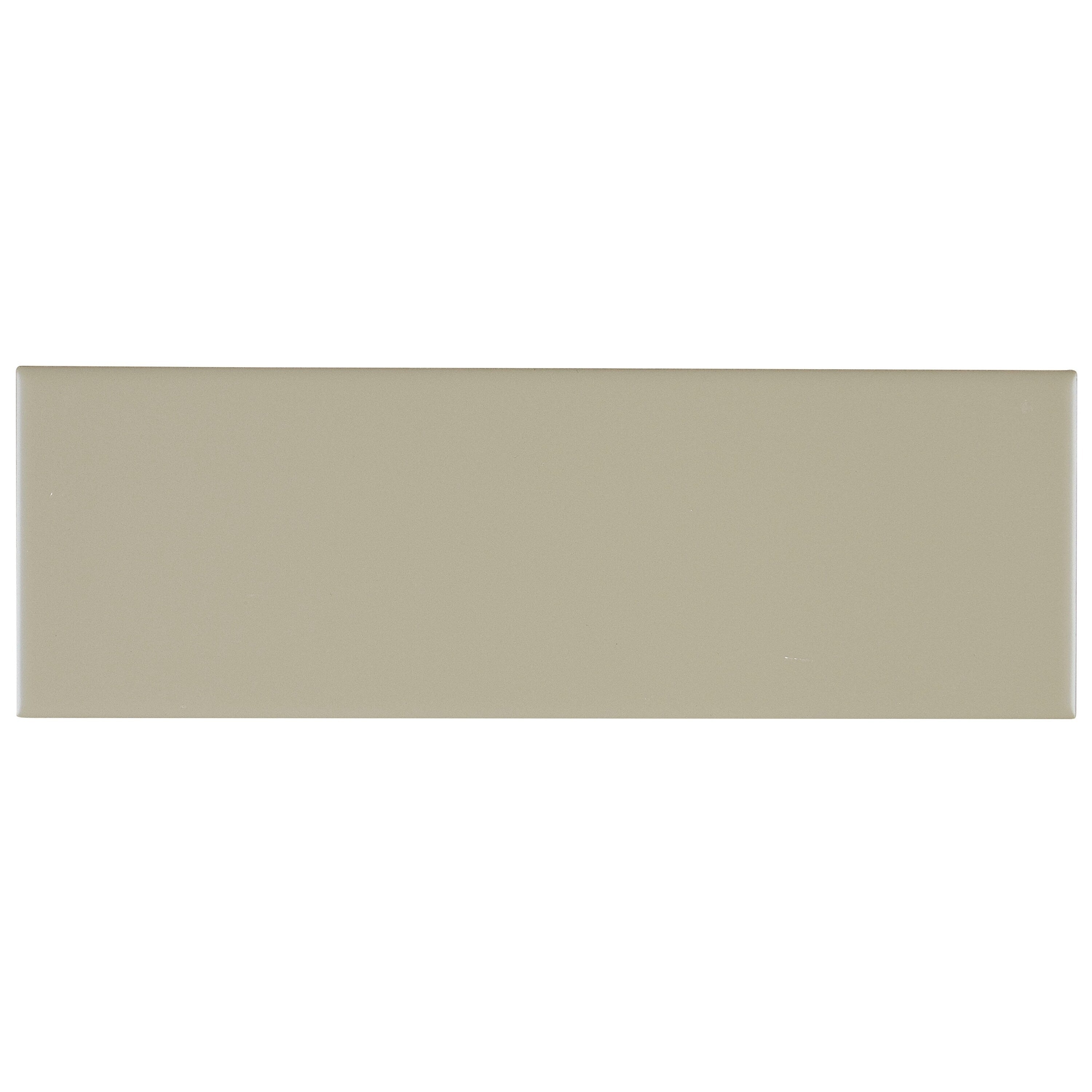 Sophisticated 4X12 Inch Glazed Ceramic Field Tile In Matte Architectural Gray 4X12