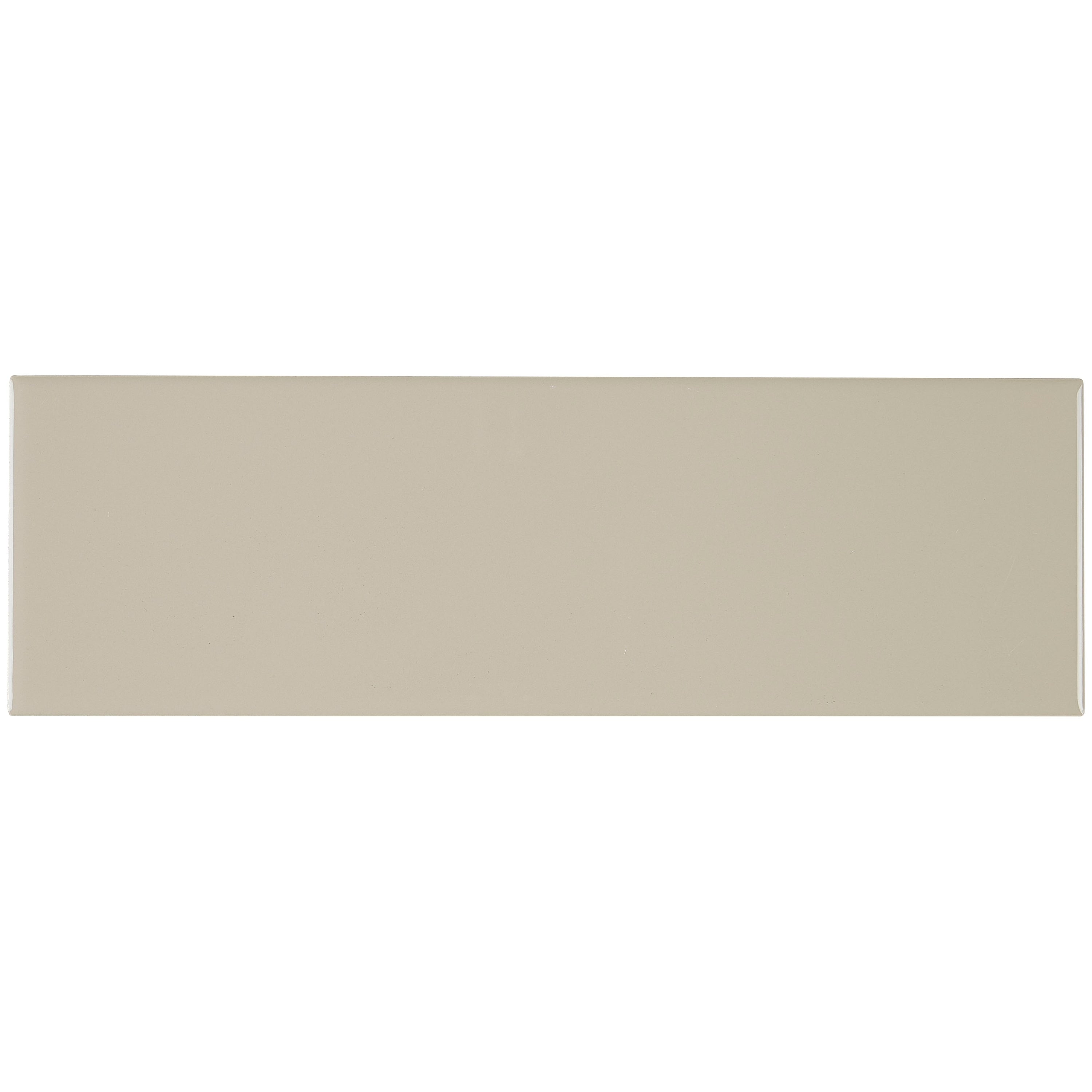 Sophisticated 4X12 Inch Glazed Ceramic Field Tile In Urban Putty 4X12