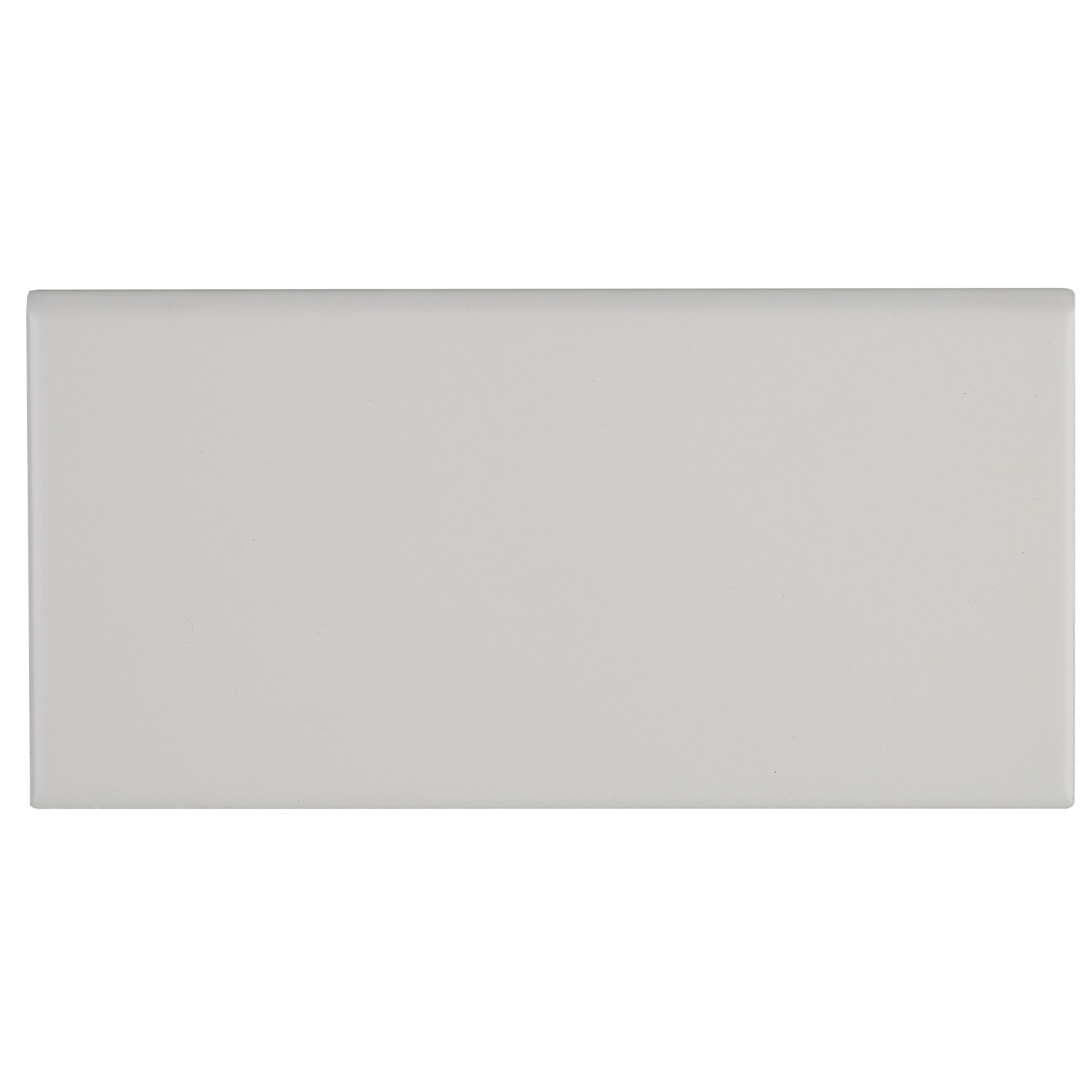 Sophisticated 4X8 Inch Glazed Ceramic Bullnose In Matte Biscuit 4X8