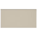 Sophisticated 4X8 Inch Glazed Ceramic Bullnose In Matte Urban Putty 4X8