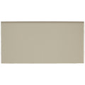 Sophisticated 4X8 Inch Glazed Ceramic Bullnose In Urban Putty 4X8