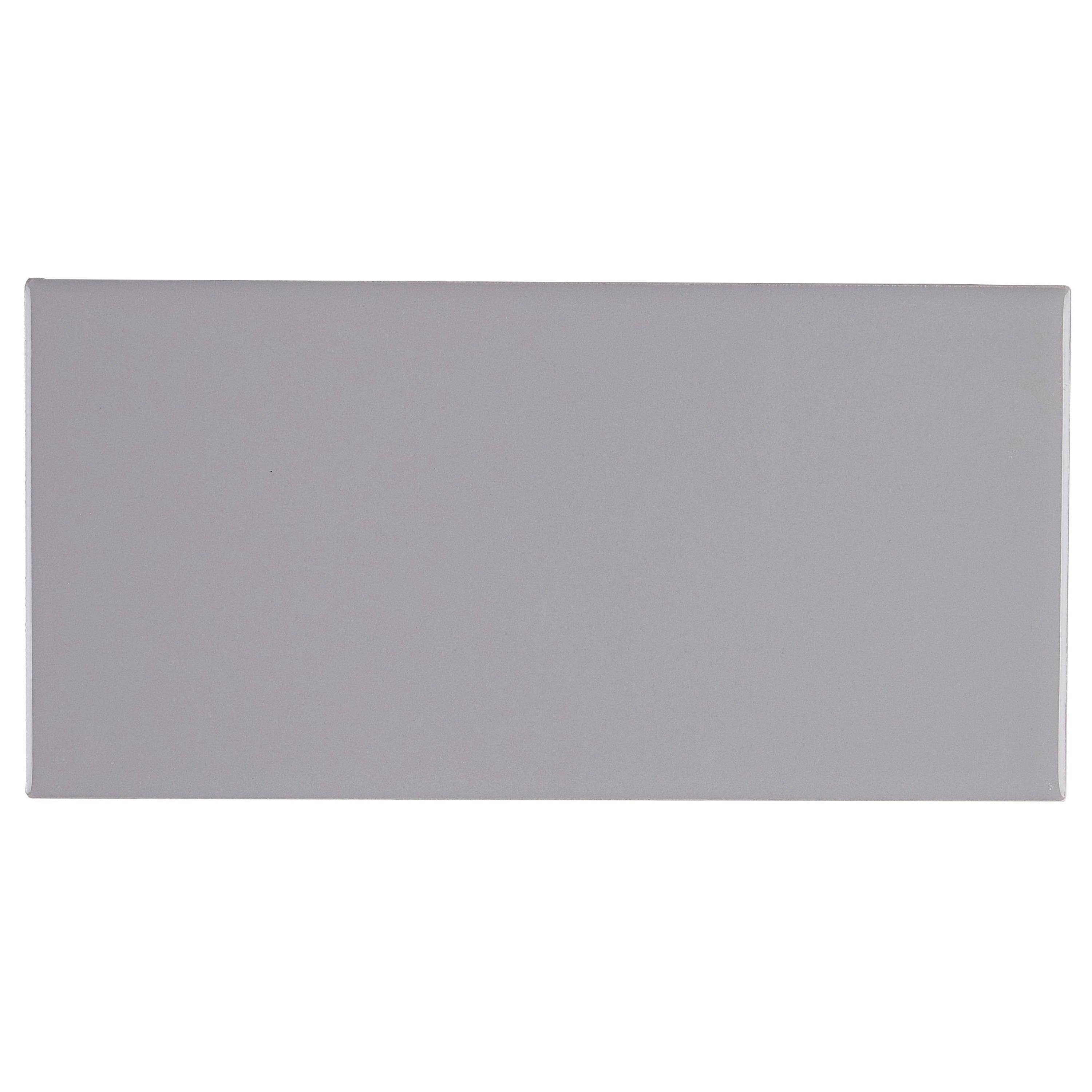 Sophisticated 4X8 Inch Glazed Ceramic Field Tile In Desert Gray 4X8