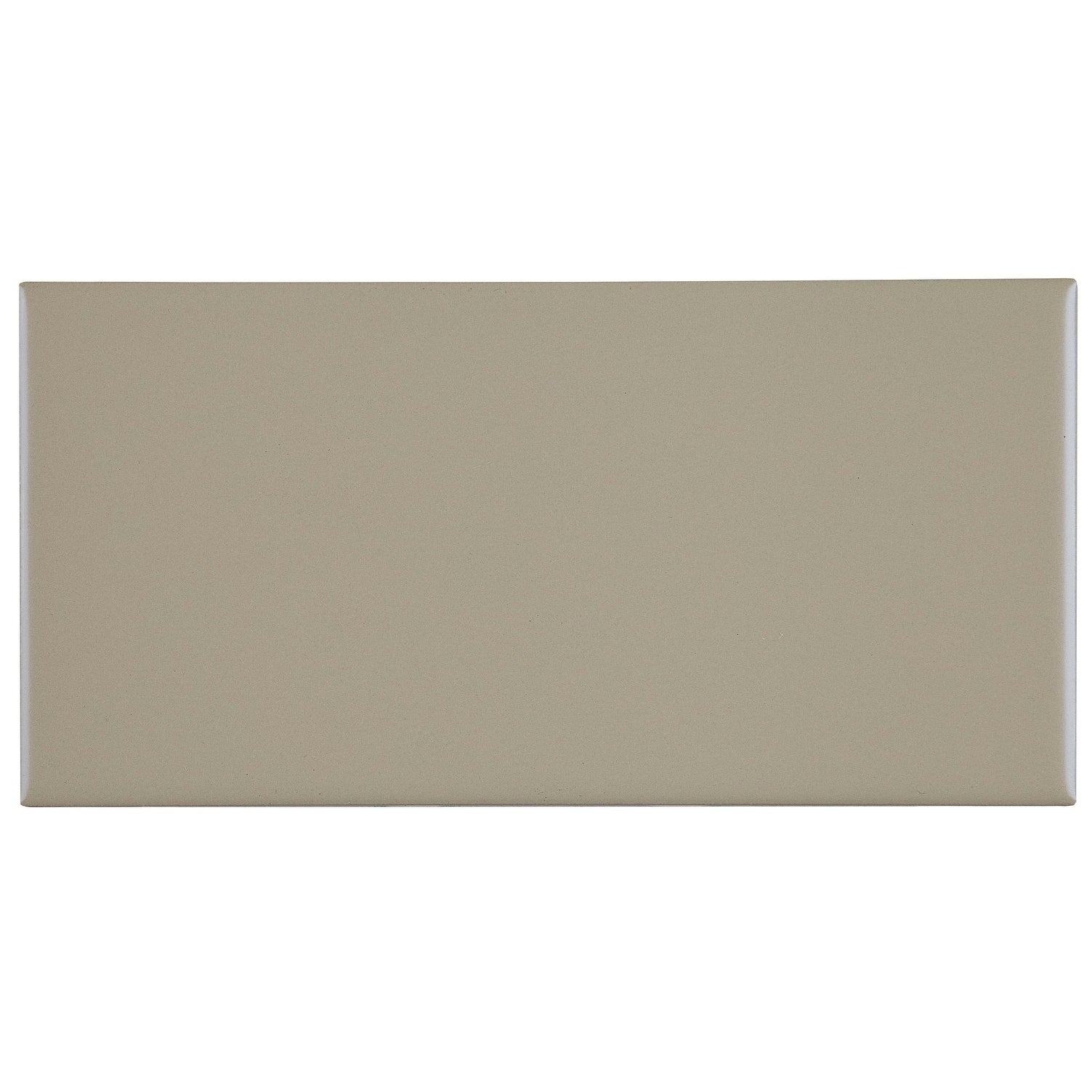 Sophisticated 4X8 Inch Glazed Ceramic Field Tile In Matte Architectural Gray 4X8