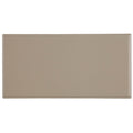 Sophisticated 4X8 Inch Glazed Ceramic Field Tile In Matte Urban Putty 4X8