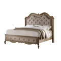 Sophisticated Contemporary Style Queen Size Bed Brown