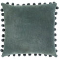 Sophus Velvet Charcoal Feather Down Or Poly Filled Throw Pillow 20 Inch