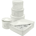 Sorbus 5 Piece Dinnerware Storage Set
