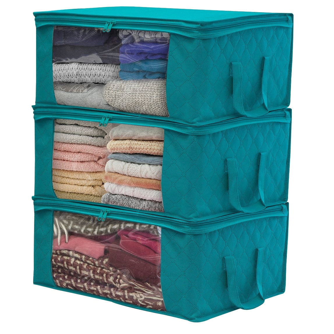 Sorbus Foldable Storage Bag Organizers 3 Pack
