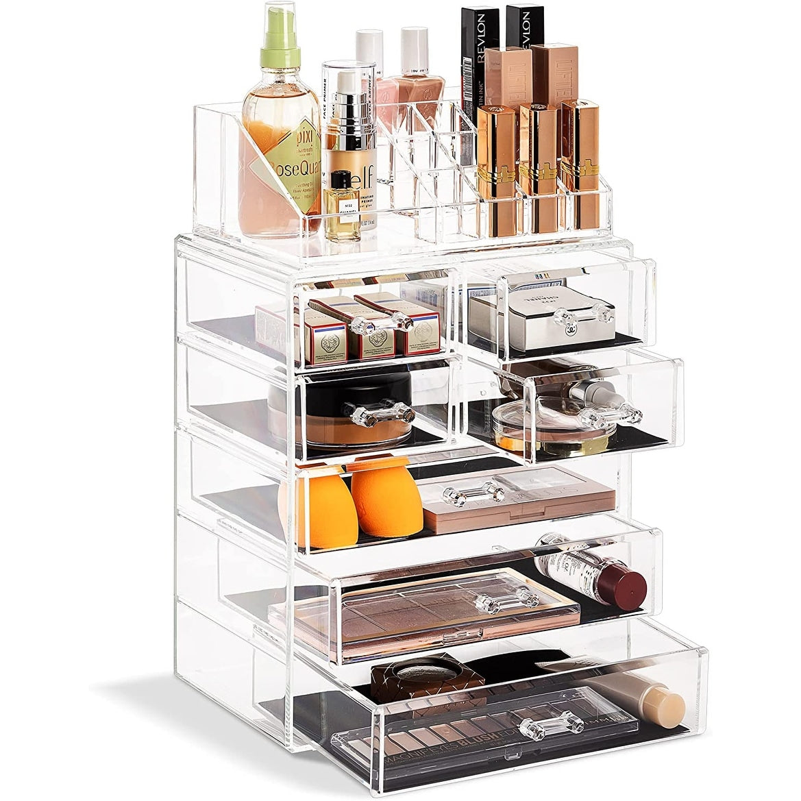 Sorbus Makeup And Jewelry Storage Case Display Set Set Style 1