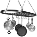 Ceiling Mounted Pot Rack With Hooks