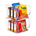 Sorbus Stackable Storage Bins Open Front Clear Stackable Storage Bins Pantry Bins For Storage And Organization