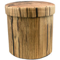 Sorbus Tree Stump Ottoman Cube Foldable Collapsible With Lid Cover Tree Stump