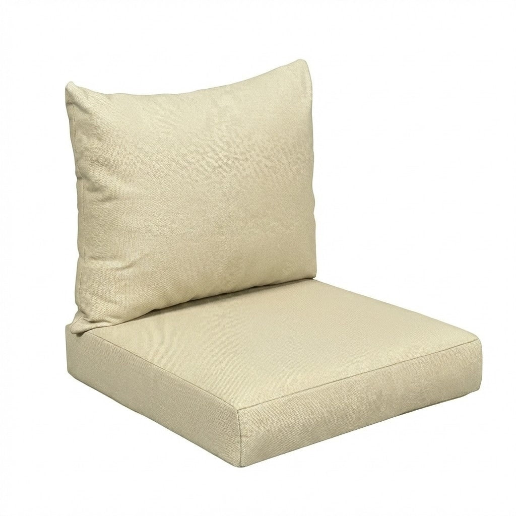 Sorra Home Sunbrella Outdoor Knife Edge Deep Seating Pillow And Cushion Set