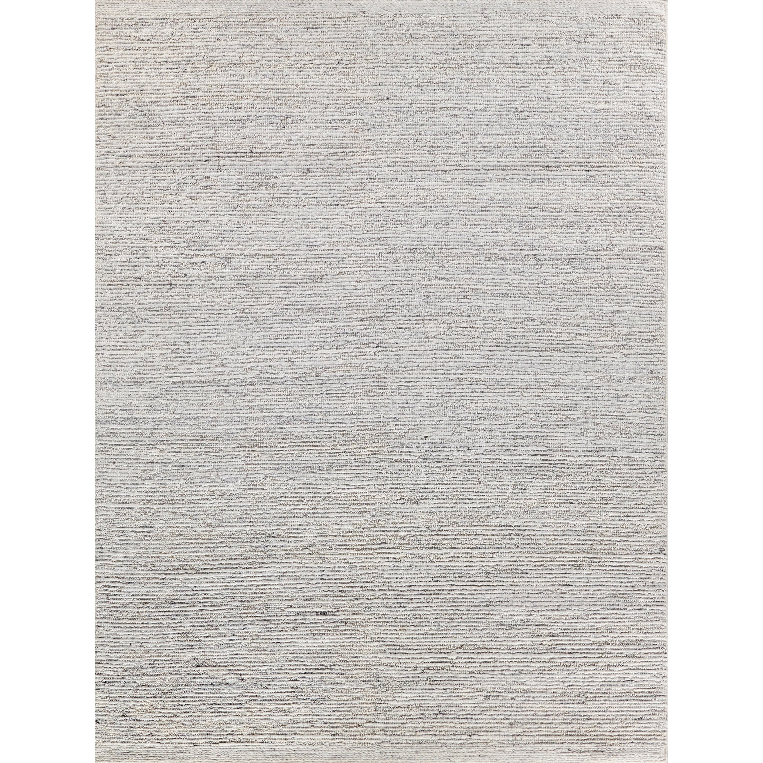 Sorrento Flatweave New Zealand Wool Silver Area Rug 10 X 14