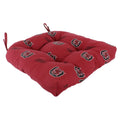 South Carolina Gamecocks Indoor Outdoor Seat Cushion Patio D Cushion 20 X 20 2 Tie Backs 20 X 20 X 3
