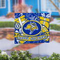 South Dakota State University Coroplast Yard Sign Happy Holidays 24 X 18