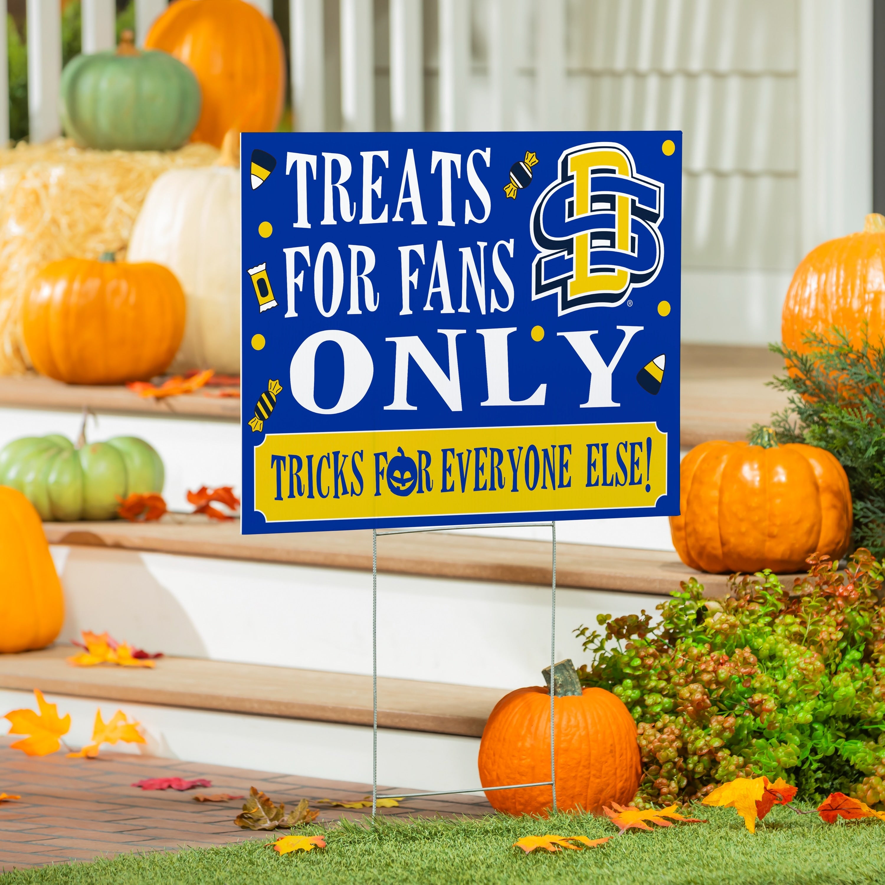 South Dakota State University Yard Sign Halloween Treats For Fans