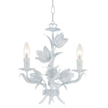 Crystorama Southport Collection 3 Light Wet White Chandelier