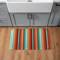 Southwest Pueblo Anti Fatigue Door Mat Serape Stripe 30 X 18