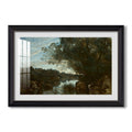 Souvenir Of The 1865 Jean Baptiste Camille Corot Custom Framed Print