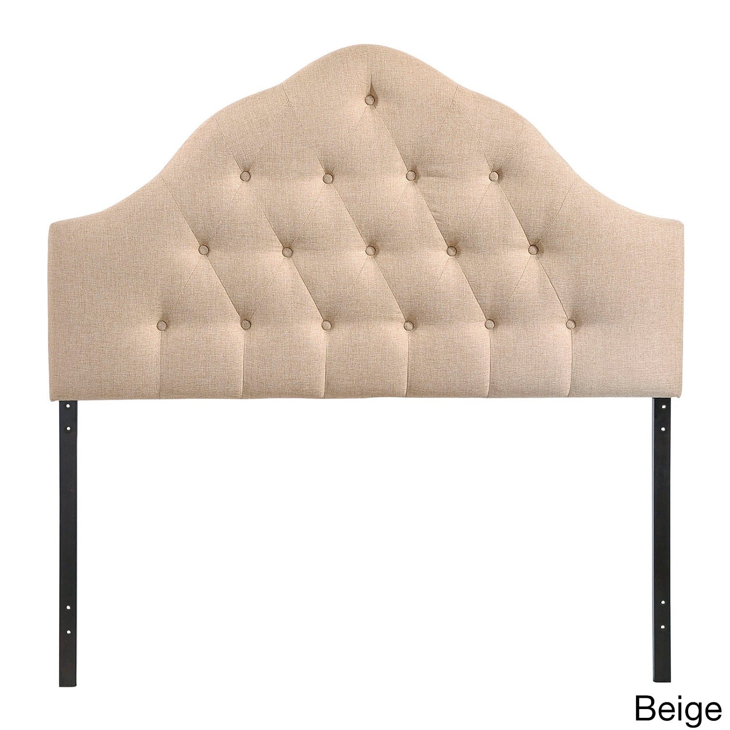 Sovereign Button Tufted High Arch Queen Size Headboard