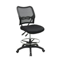 Office Star Deluxe Ergonomic Airgrid Back Drafting Chair With Mesh Seat