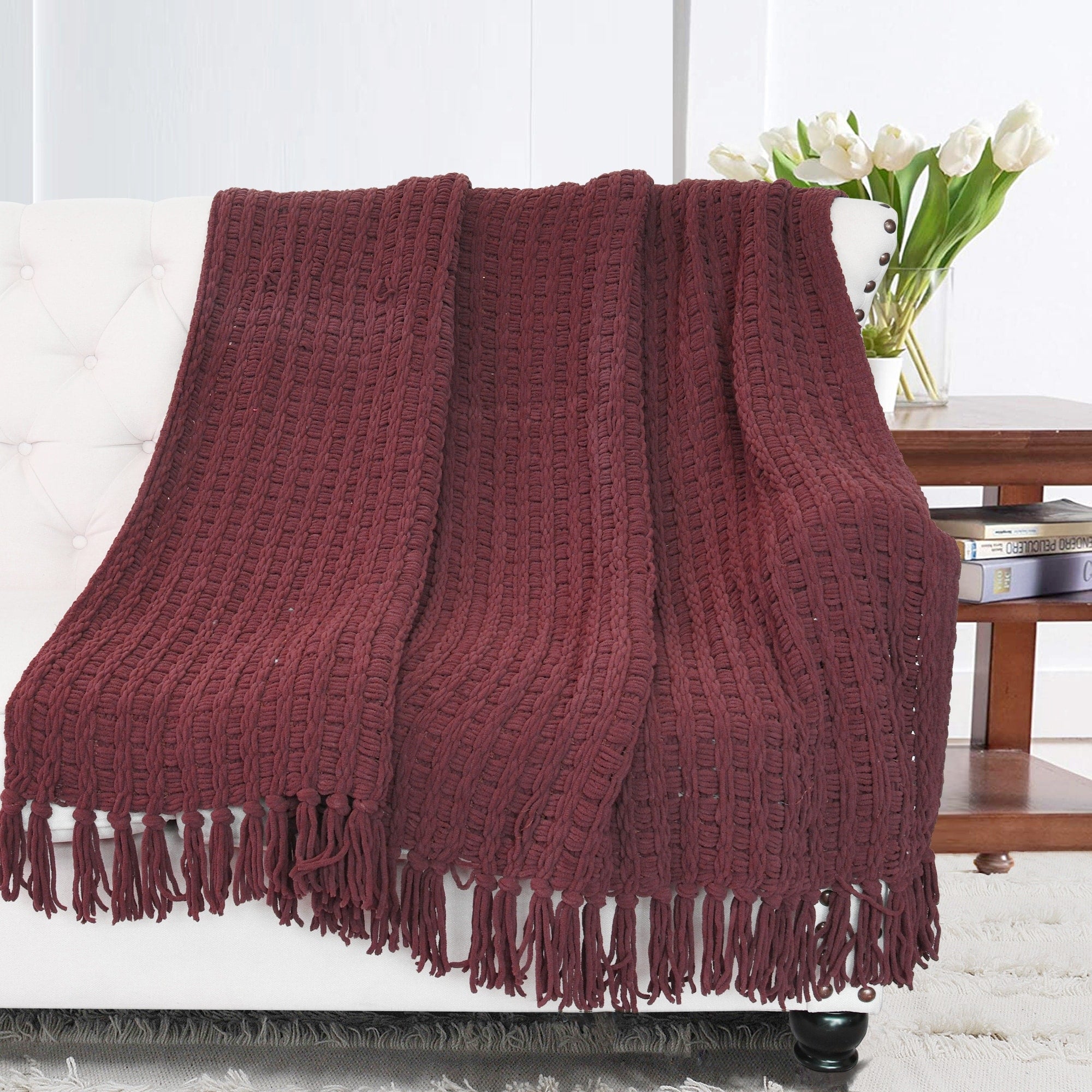 Boon Space Yarn Throw Blanket