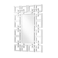 Sparkle 47.5 In. Contemporary Rectangle Mirror In Clear